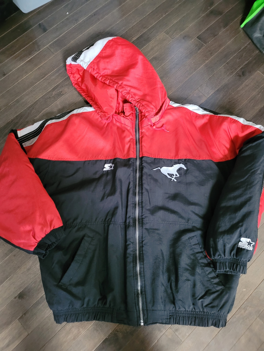 Vintage 90's STARTER Calgary Stampeders Bomber Jacket